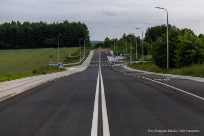zdjęcie z rzeszowskiego łącznika dróg ul. Wołyńskiej i Słoneczny Stok w Rzeszowie, fot. Grzegorz Bukała, Urząd Miasta Rzeszowa